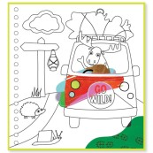 Floss & Rock - Magic Multiplay Libro da colorare con penna ad acqua - Floss & Rock: Adventure