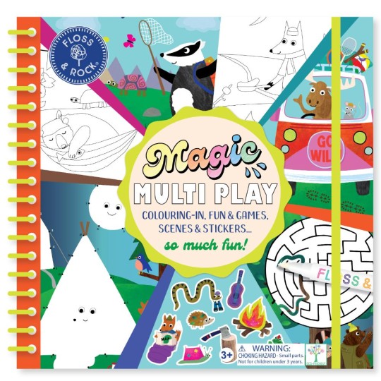 Floss & Rock - Magic Multiplay Libro da colorare con penna ad acqua - Floss & Rock: Adventure