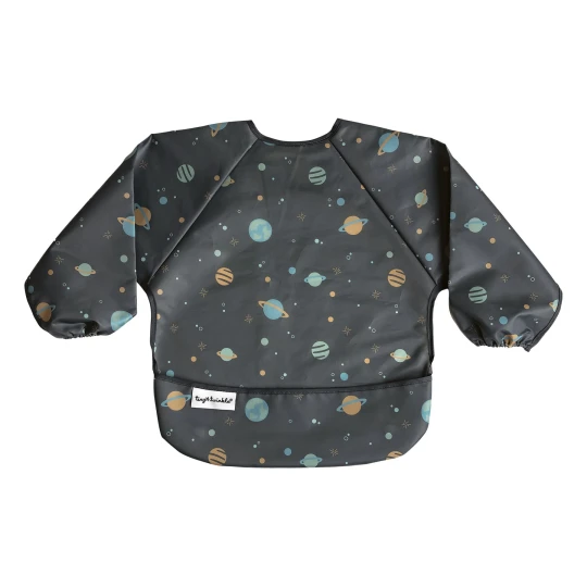 Tiny Twinkle - Bavaglino Grembiule impermeabile con maniche lunghe - 2-4 Anni - Colore: Space