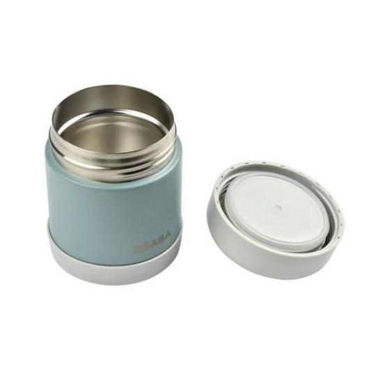 Bèaba - Thermos Portapappa termico 300ml - in acciaio inox - Colore: Azzurro