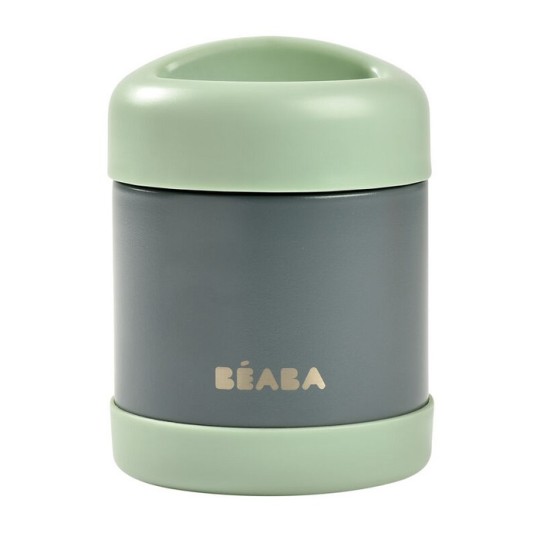 Bèaba - Thermos Portapappa termico 300ml - in acciaio inox - Colore: Verde