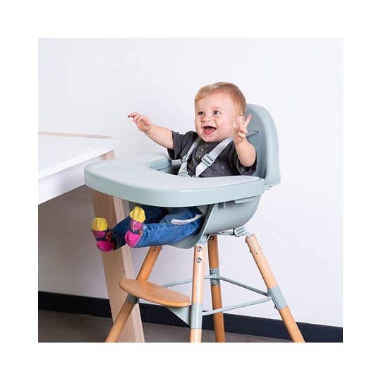 Childhome - Evolu 2 Chair Seggiolone Evolutivo e Convertibile - Da 6 mesi a 6 anni