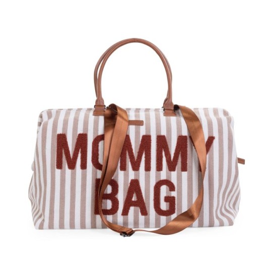 Childhome - Mommy Bag borsa fasciatoio - Colori Childhome: Righe Beige