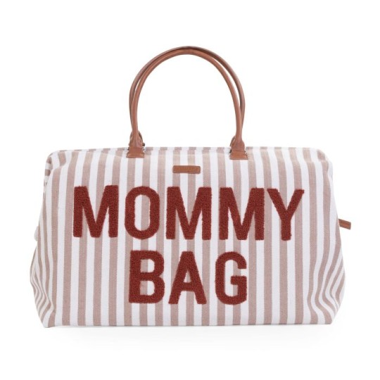 Childhome - Mommy Bag borsa fasciatoio - Colori Childhome: Righe Beige