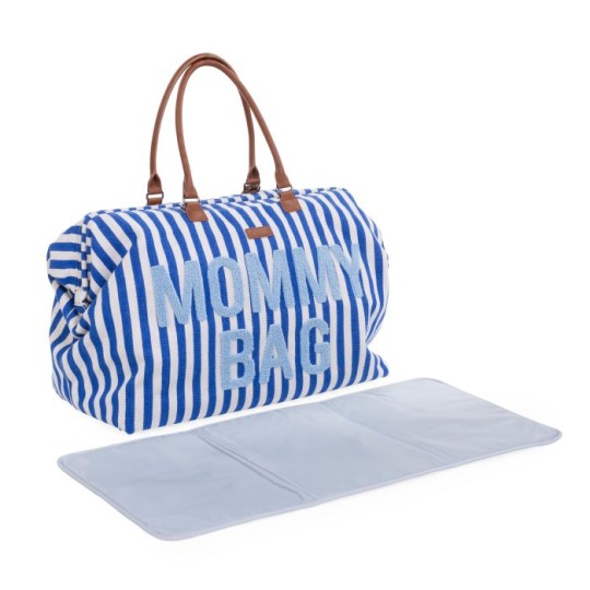 Childhome - Mommy Bag borsa fasciatoio - Colori Childhome: Righe Blu