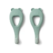 Liewood - Spazzolino da denti Janelle in silicone - Set da 2 - Colore Liewood: Peppermint