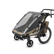 Thule - Rimorchio multi sportivo Thule Cross 2 - Colore Thule: Faded Khaki, Versione Thule: Singolo