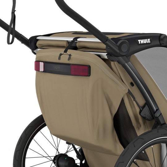 Thule - Rimorchio multi sportivo Thule Cross 2 - Colore Thule: Faded Khaki, Versione Thule: Singolo