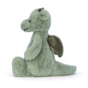 Jellycat - Peluche morbido Drago timido - Taglie Jellycat: XL