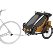 Thule - Rimorchio multi sportivo Thule Sport 2 - Colore Thule: Natural Gold, Versione Thule: Singolo