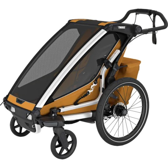 Thule - Rimorchio multi sportivo Thule Sport 2 - Colore Thule: Natural Gold, Versione Thule: Singolo