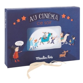 Moulin Roty - Cofanetto cinema con lampada proietta storie - Film a cinema