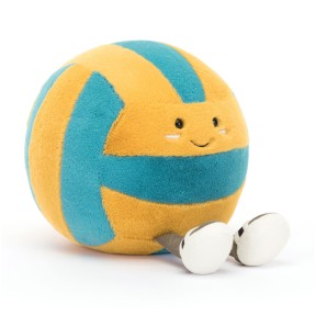 Jellycat - Peluhe morbido Palla da Beach Volley