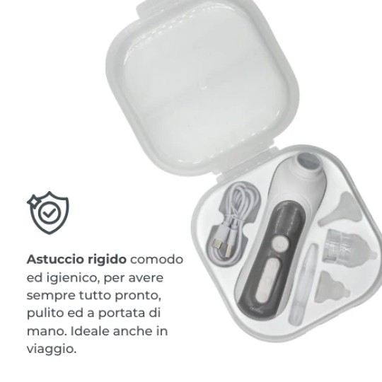 Nuvita - Aspiratore Nasale Elettrico Con Batteria Ricaricabile