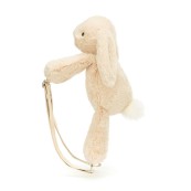 Jellycat - Zaino a Peluche Coniglio smudge