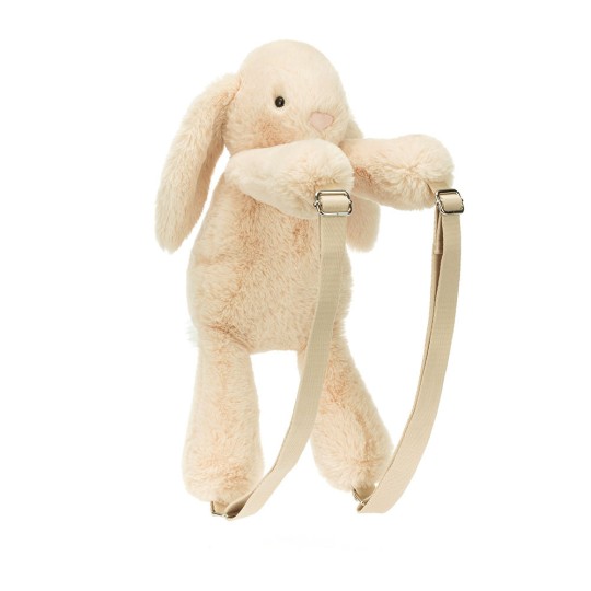 Jellycat - Zaino a Peluche Coniglio smudge