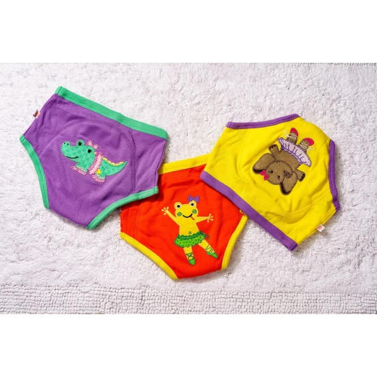 Zoocchini - Mutandine di apprendimento 2/3 Anni - Training Pants - Disegno: Ballerine