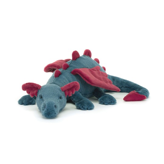 Jellycat - Peluche morbido Drago Dexter - Taglie Jellycat: XL