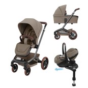 Maxi Cosi - Passeggino Trio Fame con ovetto Pebble 360 Pro² e base rotante - Ovetto reclinabile