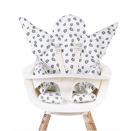 Childhome - Riduttore in cotone per seggiolone pappa - Colore: Leopard