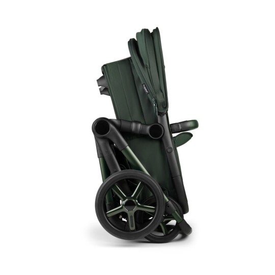 Bugaboo - Passeggino Duo Fox 5 Noir Limited Edition - Passeggino e navicella - Colori Bugaboo: Midnight Green - Noir Limited Edition