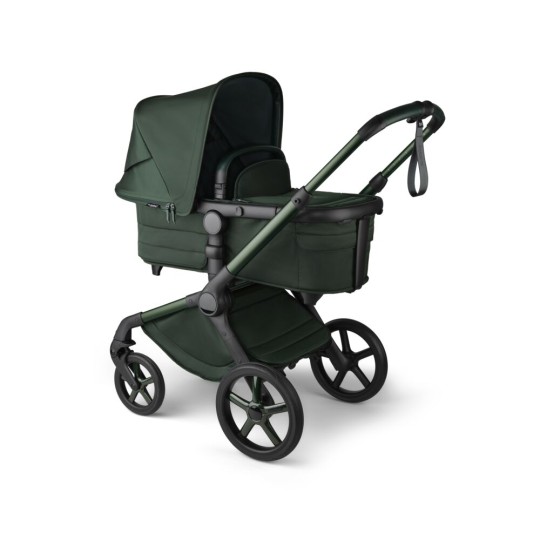 Bugaboo - Passeggino Duo Fox 5 Noir Limited Edition - Passeggino e navicella - Colori Bugaboo: Midnight Green - Noir Limited Edition