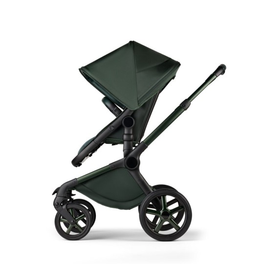 Bugaboo - Passeggino Duo Fox 5 Noir Limited Edition - Passeggino e navicella - Colori Bugaboo: Midnight Green - Noir Limited Edition