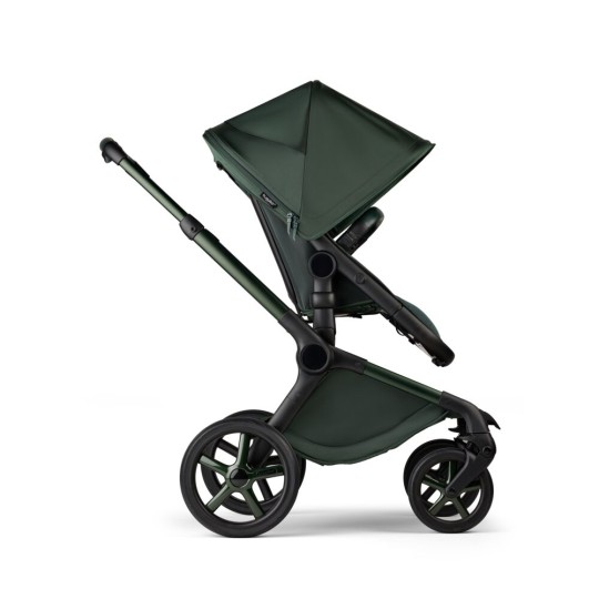 Bugaboo - Passeggino Duo Fox 5 Noir Limited Edition - Passeggino e navicella - Colori Bugaboo: Midnight Green - Noir Limited Edition