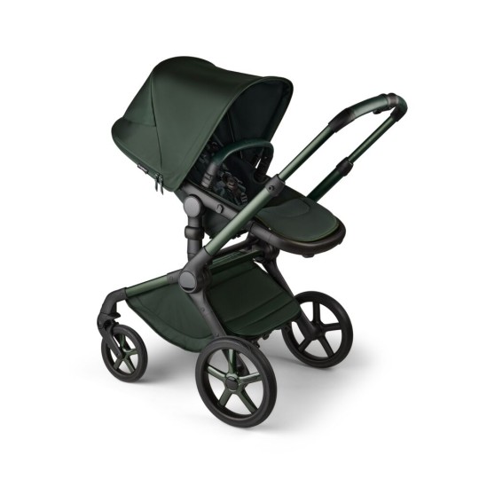 Bugaboo - Passeggino Duo Fox 5 Noir Limited Edition - Passeggino e navicella - Colori Bugaboo: Midnight Green - Noir Limited Edition