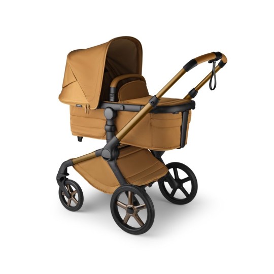 Bugaboo - Passeggino Duo Fox 5 Noir Limited Edition - Passeggino e navicella - Colori Bugaboo: Amber Glow - Noir Limited Edition