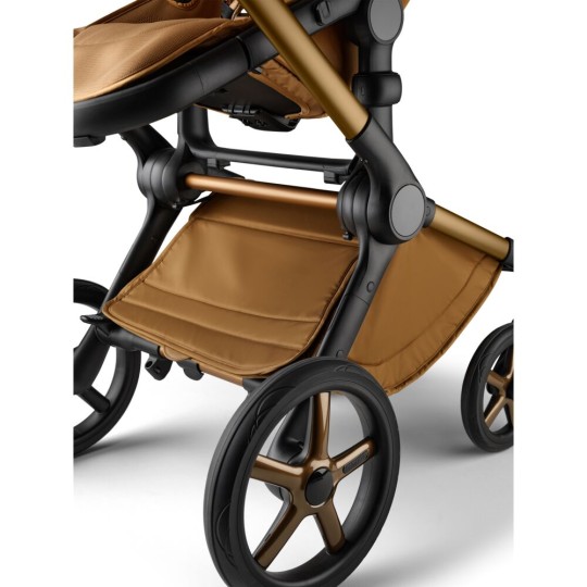 Bugaboo - Passeggino Duo Fox 5 Noir Limited Edition - Passeggino e navicella - Colori Bugaboo: Amber Glow - Noir Limited Edition