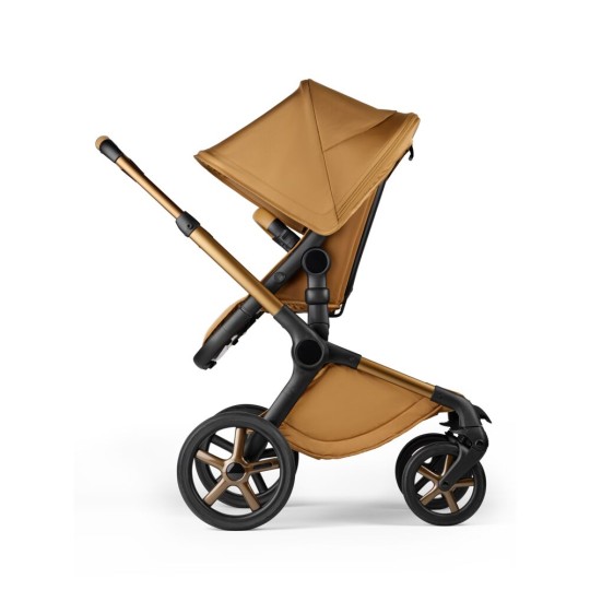 Bugaboo - Passeggino Duo Fox 5 Noir Limited Edition - Passeggino e navicella - Colori Bugaboo: Amber Glow - Noir Limited Edition