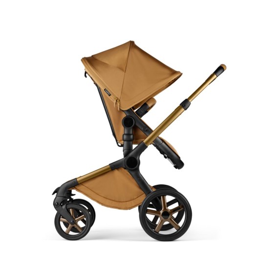 Bugaboo - Passeggino Duo Fox 5 Noir Limited Edition - Passeggino e navicella - Colori Bugaboo: Amber Glow - Noir Limited Edition