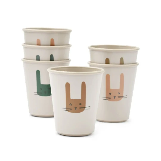 Liewood - Tazza Lana - 6 pezzi - Colore Liewood: Bunny / Sandy