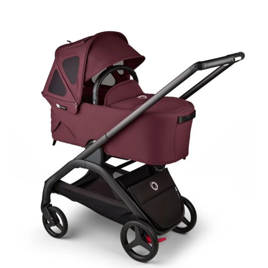 Bugaboo - Cappottina Breezy per Bugaboo Dragonfly - Traspirante e con zanzariera - Colori Bugaboo: Dark Cherry