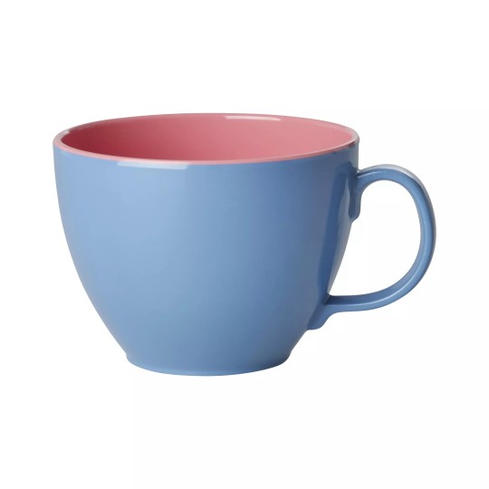 Rice - Tazza Mug in melamina - Colore: Blu Mare