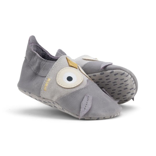 Bobux - Scarpina Soft Sole Tg. S - La cosa migliore dopo i piedi scalzi! - Colore Bobux: Hootie Grey