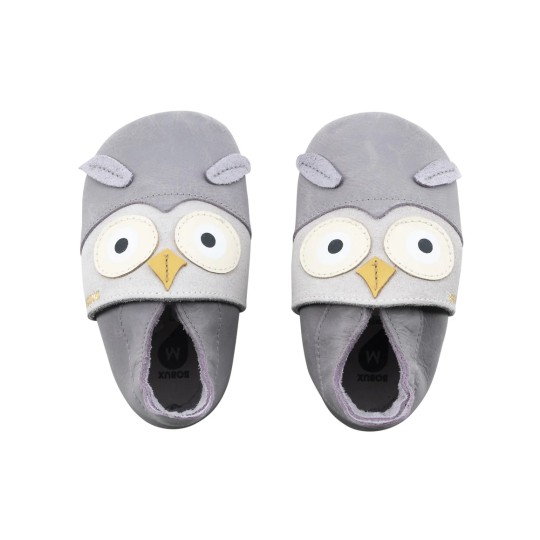 Bobux - Scarpina Soft Sole Tg. S - La cosa migliore dopo i piedi scalzi! - Colore Bobux: Hootie Grey