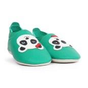 Bobux - Scarpina Soft Sole Tg. M - La cosa migliore dopo i piedi scalzi! - Colore Bobux: Panda smeraldo