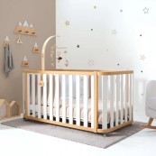 Alondra - Lettino evolutivo Crea DUE PLUS - Lettino-Letto montessoriano-Scrivania