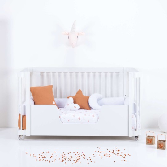 Alondra - Lettino evolutivo Crea DUE -  Lettino-Letto montessoriano-Scrivania