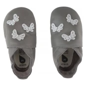 Bobux - Scarpina Soft Sole Tg. L - La cosa migliore dopo i piedi scalzi! - Colore Bobux: Butterflies Grey