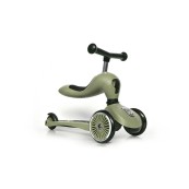 Scoot & Ride - Monopattino e Triciclo 2 in 1 Highwaykick 1 - Colore: Olive