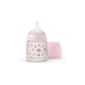 Suavinex - Biberon Wonderland Liberty 150 ml Flusso Lento - Colore: Liberty Rosa