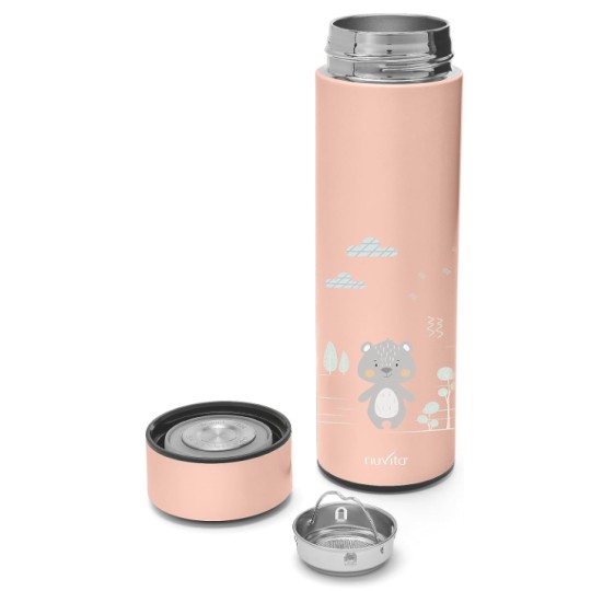 Nuvita - Thermos liquidi Digitale - con indicatore di temperatura - Colore: Rosa