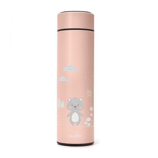 Nuvita - Thermos liquidi Digitale - con indicatore di temperatura - Colore: Rosa