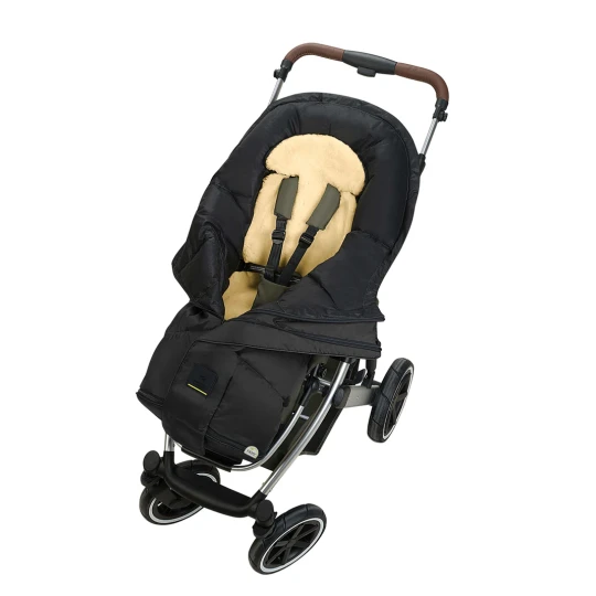 Baby Nest - Sacco passeggino Mucki Lammy Lux - Colori Baby Nest: Black