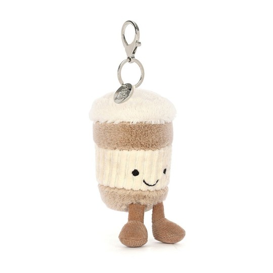 Jellycat - Portachiavi morbido in peluche - Versioni Jellycat: Coffee To Go