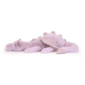 Jellycat - Peluche morbido Drago Lavanda - Taglie Jellycat: XL