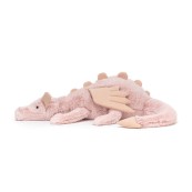 Jellycat - Peluche morbido Drago Rosa